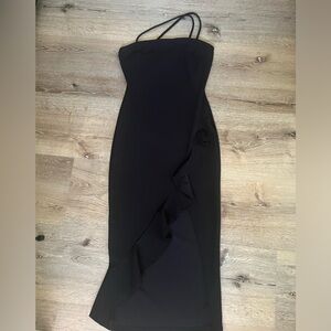 Asymmetrical Black dress